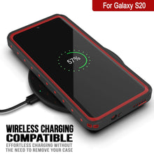 Load image into Gallery viewer, Galaxy S20 Waterproof Case PunkCase StudStar Red Thin 6.6ft Underwater IP68 Shock/Snow Proof (Color in image: teal)