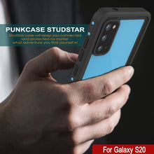 Cargar imagen en el visor de la galería, Galaxy S20 Waterproof Case PunkCase StudStar Light Blue Thin 6.6ft Underwater IP68 ShockProof (Color in image: white)