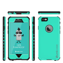 Cargar imagen en el visor de la galería, iPhone 6S+/6+ Plus Waterproof Case, PUNKcase StudStar Teal w/ Attached Screen Protector | Warranty (Color in image: black)