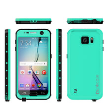 Load image into Gallery viewer, Galaxy S6 Waterproof Case PunkCase StudStar Teal Thin 6.6ft Underwater IP68 Shock/Dirt/Snow Proof (Color in image: pink)