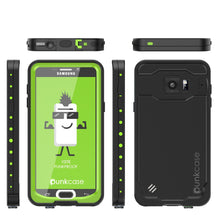 Cargar imagen en el visor de la galería, Galaxy Note 5 Waterproof Case, Punkcase StudStar Light Green Shock/Dirt Proof | Lifetime Warranty (Color in image: white)