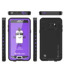 Cargar imagen en el visor de la galería, Galaxy Note 5 Waterproof Case, PunkCase StudStar Purple Shock/Dirt/Snow Proof | Lifetime Warranty (Color in image: white)