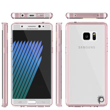 Cargar imagen en el visor de la galería, Note 7 Case Punkcase® LUCID 2.0 Crystal Pink Series w/ PUNK SHIELD Screen Protector | Ultra Fit (Color in image: purple)