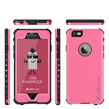 Cargar imagen en el visor de la galería, iPhone 6s/6 Waterproof Case, PunkCase StudStar Pink w/ Attached Screen Protector | Lifetime Warranty (Color in image: white)