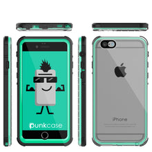 Cargar imagen en el visor de la galería, iPhone 6+/6S+ Plus Waterproof Case, PUNKcase CRYSTAL Teal W/ Attached Screen Protector | Warranty (Color in image: teal)