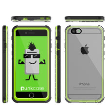 Cargar imagen en el visor de la galería, iPhone 6/6S Waterproof Case, PUNKcase CRYSTAL Light Green W/ Attached Screen Protector | Warranty (Color in image: light green)