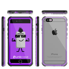Cargar imagen en el visor de la galería, iPhone 6+/6S+ Plus Waterproof Case, PUNKcase CRYSTAL Purple W/ Attached Screen Protector | Warranty (Color in image: purple)