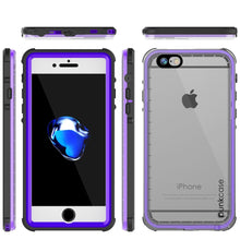 Cargar imagen en el visor de la galería, Apple iPhone SE (4.7") Waterproof Case, PUNKcase CRYSTAL Purple W/ Attached Screen Protector | Warranty (Color in image: Purple)