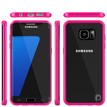 Cargar imagen en el visor de la galería, S7 Edge Case Punkcase® LUCID 2.0 Pink Series w/ PUNK SHIELD Screen Protector | Ultra Fit (Color in image: light blue)