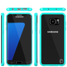 Cargar imagen en el visor de la galería, S7 Edge Case Punkcase® LUCID 2.0 Teal Series w/ PUNK SHIELD Screen Protector | Ultra Fit (Color in image: pink)