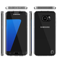 Cargar imagen en el visor de la galería, S7 Edge Case Punkcase® LUCID 2.0 Clear Series w/ PUNK SHIELD Screen Protector | Ultra Fit (Color in image: light blue)