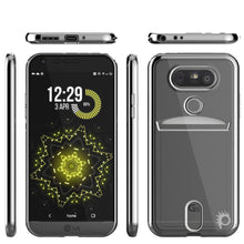 Cargar imagen en el visor de la galería, LG G5 Case, PUNKCASE® Silver LUCID Series | Card Slot | PUNK SHIELD Screen Protector | Ultra Fit (Color in image: Silver)