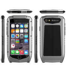 Cargar imagen en el visor de la galería, iPhone 6s/6 Case, Punkcase Metallic PRO Silver Series Cover W/ Attached Screen Protector | Touch-ID (Color in image: White)