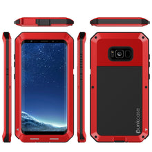 Load image into Gallery viewer, Galaxy S8 Case, PUNKcase Metallic Red Shockproof Slim Metal Armor Case (Color in image: gold)
