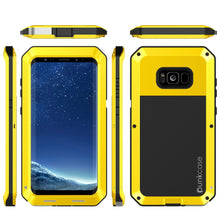 Cargar imagen en el visor de la galería, Galaxy Note 8 Case, PUNKcase Metallic Neon Shockproof Slim Metal Armor Case (Color in image: gold)