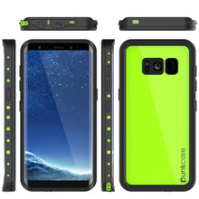 Load image into Gallery viewer, Galaxy S8 Plus Waterproof Case PunkCase StudStar Light Green Thin 6.6ft Underwater IP68 ShockProof (Color in image: light blue)