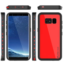 Load image into Gallery viewer, Galaxy S8 Plus Waterproof Case PunkCase StudStar Red Thin 6.6ft Underwater IP68 Shock/Snow Proof (Color in image: light blue)