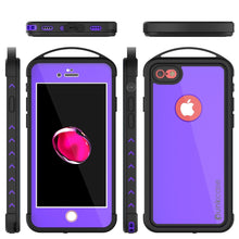 Cargar imagen en el visor de la galería, iPhone SE (4.7") Waterproof Case, Punkcase ALPINE Series, Purple | Heavy Duty Armor Cover (Color in image: pink)