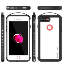 Cargar imagen en el visor de la galería, iPhone 8+ Plus Waterproof Case, Punkcase ALPINE Series, CLEAR | Heavy Duty Armor Cover (Color in image: pink)