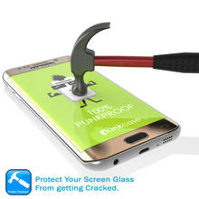 Cargar imagen en el visor de la galería, Galaxy Note 7 Gold Screen Protector, Punkcase Glass SHIELD 0.33mm Thick 9H Tempered Glass (Color in image: Black)