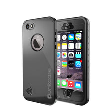 Cargar imagen en el visor de la galería, iPhone 5S/5 Waterproof Case, PunkCase StudStar Black Case Water/Shock/Dirt Proof | Lifetime Warranty (Color in image: black)