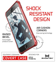 Cargar imagen en el visor de la galería, iPhone 6S Case, Ghostek® Covert Rose Pink, Premium Armor | Lifetime Warranty Exchange (Color in image: clear)