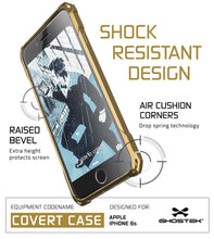 Cargar imagen en el visor de la galería, iPhone 6S Case, Ghostek® Covert Gold, Premium Impact Protective Armor | Lifetime Warranty Exchange (Color in image: space grey)