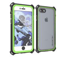 Cargar imagen en el visor de la galería, iPhone 7 Waterproof Case, Ghostek Nautical Series for iPhone 7 | Slim Underwater Protection| Adventure Duty | Ultra Fit | Swimming (Green) (Color in image: Green)
