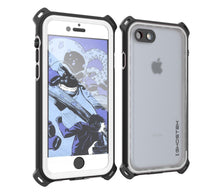Cargar imagen en el visor de la galería, iPhone 7 Waterproof Case, Ghostek Nautical Series for iPhone 7 | Slim Underwater Protection | Adventure Duty | Ultra Fit | Swimming (White) (Color in image: White)