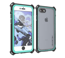 Cargar imagen en el visor de la galería, iPhone 7 Waterproof Case, Ghostek Nautical Series for iPhone 7 | Slim Underwater Protection | Adventure Duty | Ultra Fit | Swimming (Teal) (Color in image: Teal)
