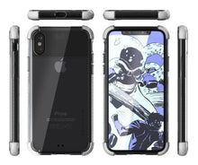 Load image into Gallery viewer, iPhone X Slim Clear Case, Ghostek Covert 2 Series Ultra Thin Shockproof Protective Cover | Hybrid Impact Drop Protection Technology | White (Color in image: Red)