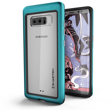 Cargar imagen en el visor de la galería, Galaxy Note 8, Ghostek Atomic Slim Galaxy Note 8 Case Shockproof Impact Hybrid Modern Design | Teal (Color in image: Gold)