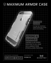 Cargar imagen en el visor de la galería, iPhone SE/5S/5 Case Ghostek® Cloak Space Grey Series | Tempered Glass | Lifetime Warranty Exchange (Color in image: gold)