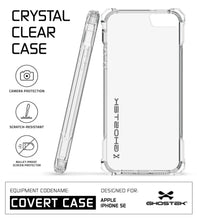 Cargar imagen en el visor de la galería, iPhone SE Case, Ghostek® Covert Clear, Premium Impact Protective Armor | Lifetime Warranty Exchange (Color in image: space grey)