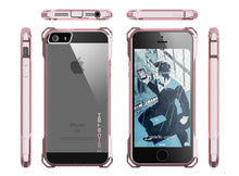 Cargar imagen en el visor de la galería, iPhone SE Case, Ghostek® Covert Pink, Premium Impact Protective Armor | Lifetime Warranty Exchange (Color in image: red)