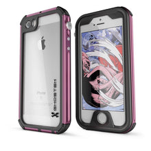 Cargar imagen en el visor de la galería, iPhone 8 Waterproof Case, Ghostek® Atomic 3.0 Pink Series (Color in image: Pink)