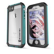Cargar imagen en el visor de la galería, iPhone 7 Waterproof Case, Ghostek® Atomic 3.0 Teal Series (Color in image: Pink)