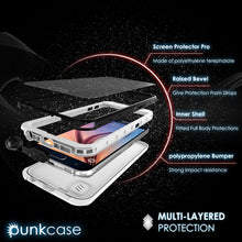 Load image into Gallery viewer, Galaxy S6 Waterproof Case, Punkcase StudStar White Thin 6.6ft Underwater IP68 Shock/Dirt/Snow Proof (Color in image: black)