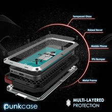 Cargar imagen en el visor de la galería, iPhone SE/5/5s Case, Punkcase® METALLIC Series SILVER w/ TEMPERED GLASS | Aluminum Frame (Color in image: Gold)