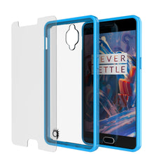 Cargar imagen en el visor de la galería, OnePlus 3 Case Punkcase® LUCID 2.0 Light Blue Series w/ SHIELD GLASS Lifetime Warranty Exchange (Color in image: clear)