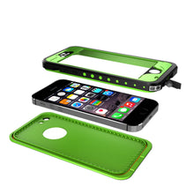 Cargar imagen en el visor de la galería, iPhone 5S/5 Waterproof Case, PunkCase StudStar Light Green Case Water/ShockProof | Lifetime Warranty (Color in image: white)