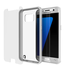 Cargar imagen en el visor de la galería, S7 Case Punkcase® LUCID 2.0 White Series w/ PUNK SHIELD Glass Screen Protector | Ultra Fit (Color in image: clear)