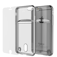 Cargar imagen en el visor de la galería, iPhone 6s/6 Case, PUNKCASE® LUCID Silver Series | Card Slot | SHIELD Screen Protector | Ultra fit (Color in image: Gold)