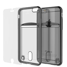 Cargar imagen en el visor de la galería, iPhone 6s+ Plus/6+ Plus Case, PUNKCASE® LUCID Black Series | Card Slot | SHIELD Screen Protector (Color in image: Gold)
