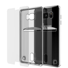 Cargar imagen en el visor de la galería, Galaxy Note 5 Case, PUNKCASE® LUCID Silver Series | Card Slot | SHIELD Screen Protector | Ultra fit (Color in image: Silver)