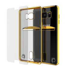 Cargar imagen en el visor de la galería, Galaxy Note 5 Case, PUNKCASE® LUCID Gold Series | Card Slot | SHIELD Screen Protector | Ultra fit (Color in image: Gold)