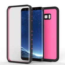 Cargar imagen en el visor de la galería, Galaxy S8 Waterproof Case PunkCase StudStar Pink Thin 6.6ft Underwater IP68 Shock/Snow Proof (Color in image: white)