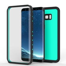 Cargar imagen en el visor de la galería, Galaxy S8 Plus Waterproof Case PunkCase StudStar Teal Thin 6.6ft Underwater IP68 Shock/Snow Proof (Color in image: white)