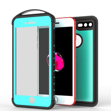 Cargar imagen en el visor de la galería, iPhone 8+ Plus Waterproof Case, Punkcase ALPINE Series, Teal | Heavy Duty Armor Cover (Color in image: black)