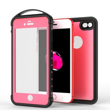 Cargar imagen en el visor de la galería, iPhone 7 Waterproof Case, Punkcase ALPINE Series, Pink | Heavy Duty Armor Cover (Color in image: black)